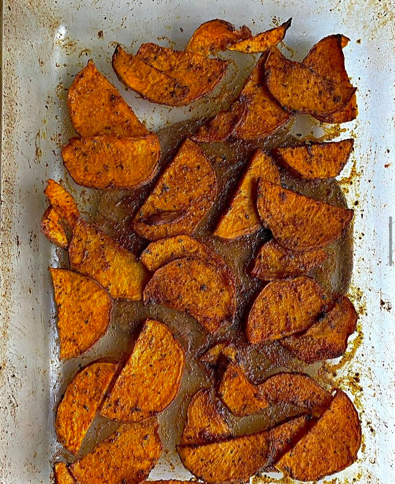 Charmoula Sweet potatoes