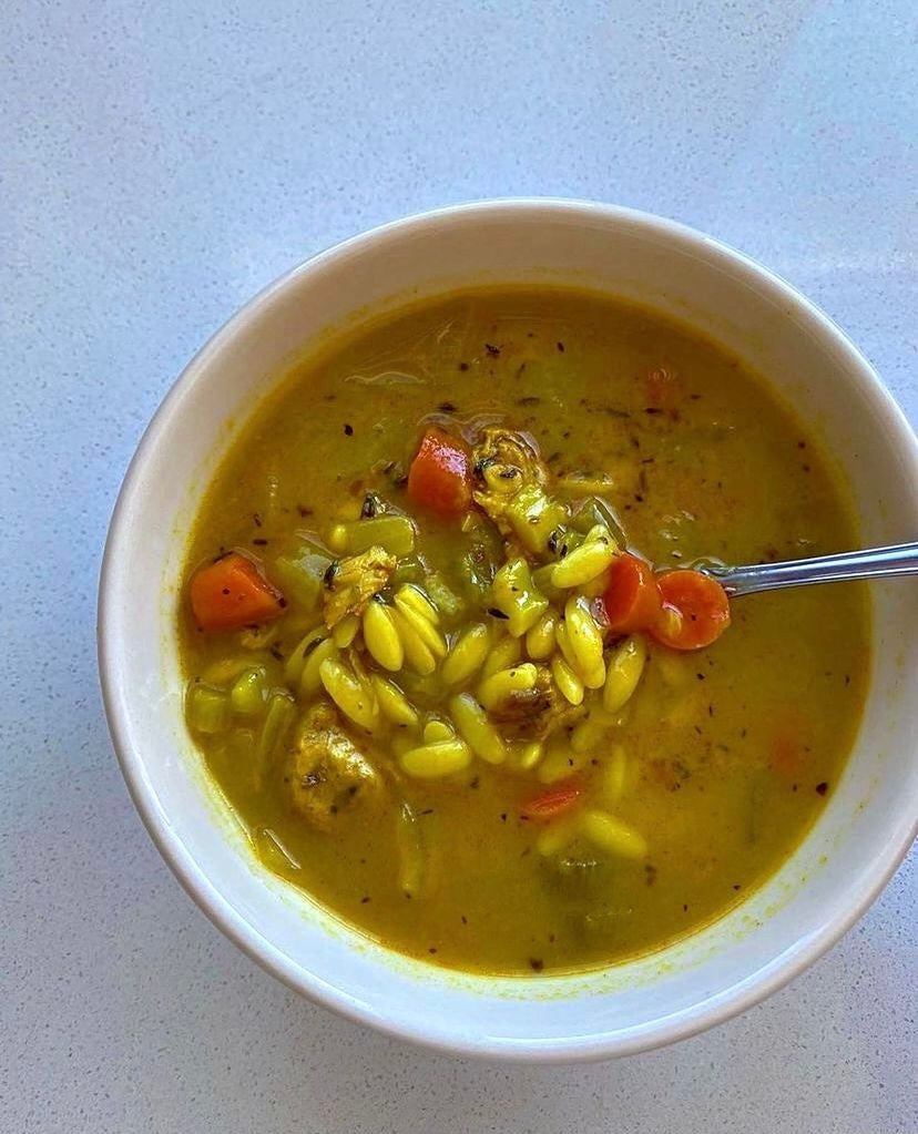 Comforting Chicken Orzo Soup